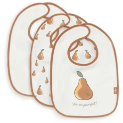 Jollein Slabbetje Peer 3-pack