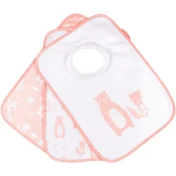 Kindsgard Slip-on Slabbetje Happaklat 3-pack Roze