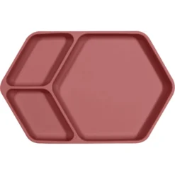 KINDSGUT Siliconen Plaat, Hoekig In Antiek Roze