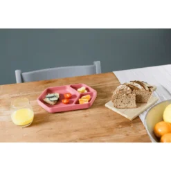 KINDSGUT Siliconen Plaat, Hoekig In Antiek Roze -Lief En Klein kindsgut siliconen plaat hoekig in antiek roze a324918 3