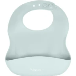 KINDSGUT Siliconen Slabbetje, Aquamarijn