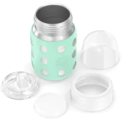 Life Factory Babyfles Met Brede Hals 235 Ml Met Zachte Drinkdop, Mint 7 Life Factory Babyfles Met Brede Hals 235 Ml Met Zachte Drinkdop, Mint -Lief En Klein life factory babyfles met brede hals 235 ml met zachte drinkdop mint a345467 2