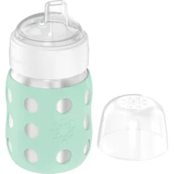 Life Factory Babyfles Met Brede Hals 235 Ml Met Zachte Drinkdop, Mint 9 Life Factory Babyfles Met Brede Hals 235 Ml Met Zachte Drinkdop, Mint -Lief En Klein life factory babyfles met brede hals 235 ml met zachte drinkdop mint a345467 4