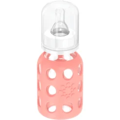 LIFEFACTORY Glazen Babyfles Cantaloupe 120ml -Lief En Klein lifefactory glazen babyfles cantaloupe 120ml a265354 3