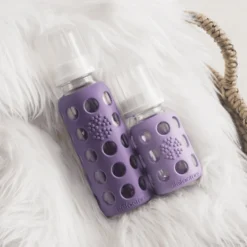 LIFEFACTORY Glazen Babyfles Grape 250 Ml -Lief En Klein lifefactory glazen babyfles grape 250 ml a265392 1