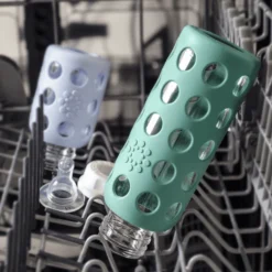 LIFEFACTORY Glazen Babyfles Kale 250 Ml -Lief En Klein lifefactory glazen babyfles kale 250 ml a265384 4