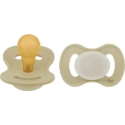 Lullaby Planet Latex Nachtfopspeen Rond Maat 1 Meer Lake Green, 2 Stuks