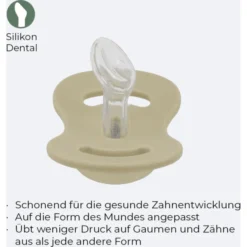 Lullaby Planet Silicone Fopspeen Dental Maat 2 Honing Mosterd En Hazelnoot Bruin, 2 Stuks -Lief En Klein lullaby planet silicone fopspeen dental maat 2 honing mosterd en hazelnoot bruin 2 stuks a353802 2