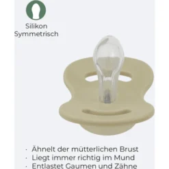 Lullaby Planet Siliconen Fopspeen Symmetrisch Maat 2 Honing Mosterd & Hazelnoot Bruin, 2 Stuks -Lief En Klein lullaby planet siliconen fopspeen symmetrisch maat 2 honing mosterd hazelnoot bruin 2 stuks a353779 2