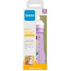 MAM Babyfles Easy Active 270 Ml 0+ Maanden, Kat/vlinder -Lief En Klein mam babyfles easy active 270 ml 0 maanden kat vlinder a300797 3