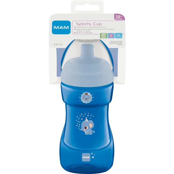 MAM Drinkbeker Sportbeker, 330 Ml, Olifant 3 MAM Drinkbeker Sportbeker, 330 Ml, Olifant - Afbeelding 3