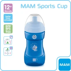 MAM Drinkbeker Sportbeker, 330 Ml, Olifant 9 MAM Drinkbeker Sportbeker, 330 Ml, Olifant -Lief En Klein mam drinkbeker sportbeker 330 ml olifant a383147 4