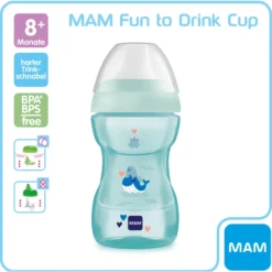 MAM Drinkplezier Beker 270 Ml, Walvis -Lief En Klein mam drinkplezier beker 270 ml walvis a383144 4
