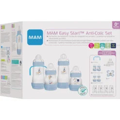MAM Easy Start Anti-Colic Flessenset, Walvis -Lief En Klein mam easy start anti colic flessenset walvis a383065 3