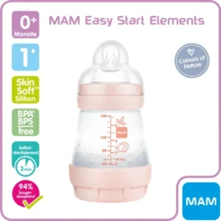 MAM Easy Start Anti-koliek-Elementen 160 Ml Uil In Roze -Lief En Klein mam easy start anti koliek elementen 160 ml uil in roze a309790 2