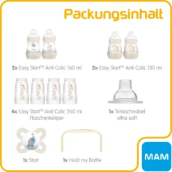 MAM Easy Start Anti-Koliek Flessenset, Olifant -Lief En Klein mam easy start anti koliek flessenset olifant a383063 2