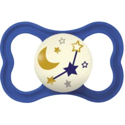 MAM Fopspeen Air Night Silicone, 6-16 Maanden, 2 Stuks, Elephant/Stars -Lief En Klein mam fopspeen air night silicone 6 16 maanden 2 stuks elephant stars a382589 3