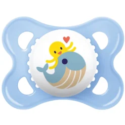 MAM Fopspeen Original Silicone, 0-6 Maanden, 2st, Walvis/olifant -Lief En Klein mam fopspeen original silicone 0 6 maanden 2st walvis olifant a382450 4