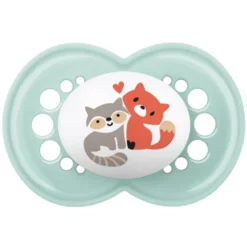 MAM Fopspeen Original Silicone, 6-16 Maanden, 2 Stuks, Vos/walvis -Lief En Klein mam fopspeen original silicone 6 16 maanden 2 stuks vos walvis a382464 2