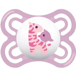 MAM Fopspeen Perfect Silicone, 0-6 Maanden, 2st, Giraffe/Snagel -Lief En Klein mam fopspeen perfect silicone 0 6 maanden 2st giraffe snagel a382479 4