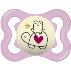 MAM Fopspeen Supreme Night Silicone, 0-6 Maanden, 2st, Kat/kikker -Lief En Klein mam fopspeen supreme night silicone 0 6 maanden 2st kat kikker a382634 3