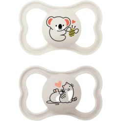 MAM Fopspeen Supreme Silicone, 16+ Maanden, 2st, Koala/Kat