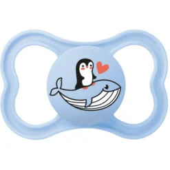 MAM Fopspeen Supreme Silicone, 6-16 Maanden, 2st, Walvis/beer -Lief En Klein mam fopspeen supreme silicone 6 16 maanden 2st walvis beer a382638 3