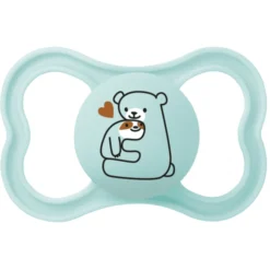 MAM Fopspeen Supreme Silicone, 6-16 Maanden, 2st, Walvis/beer -Lief En Klein mam fopspeen supreme silicone 6 16 maanden 2st walvis beer a382638 4
