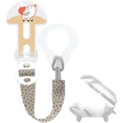 MAM Fopspeenriem Clip It! En Hoes, Vos Beige -Lief En Klein mam fopspeenriem clip it en hoes vos beige a326502 3
