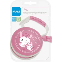 MAM Fopspeentas In Roze, Motief: Bunny -Lief En Klein mam fopspeentas in roze motief bunny a300524 3