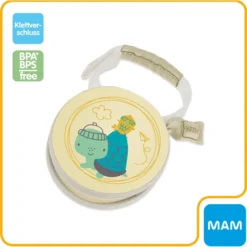 MAM Fopspeenzakje In Geel, Motief: S Child Pad 7 MAM Fopspeenzakje In Geel, Motief: S Child Pad -Lief En Klein mam fopspeenzakje in geel motief s child pad a300523 3