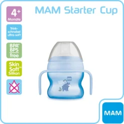 MAM Mok Starter Cup, 150 Ml, Beer -Lief En Klein mam mok starter cup 150 ml beer a383093 4