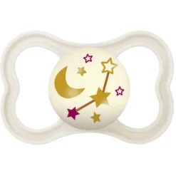 MAM Nachtfopspeen Air Night Silicone, 6-16 Maanden, 2 Stuks, Tiger /stars -Lief En Klein mam nachtfopspeen air night silicone 6 16 maanden 2 stuks tiger stars a382594 3