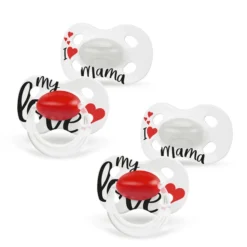 Medela Baby Dag & Night Vanaf 18 Maanden DUO Sig Nature 4 Stuks In Wit, Rood
