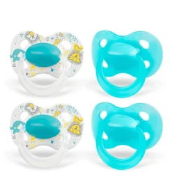 Medela Baby Original 0-6 Maanden DUO Sig Nature 4 Stuks In Turkoois