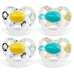 Medela Baby Original Van De 18e Maand DUO Sig Nature 4 Stuks In Geel En Turkoois