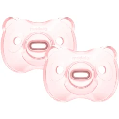 Medela Baby Zachte Silicone 0-6 UNO In Lichtroze, 2 Stuks