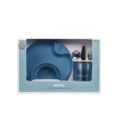 MEPAL Kinderservies Set Mio 6 Stuks - Diep Blauw -Lief En Klein mepal kinderservies set mio 6 stuks diep blauw a349048 2