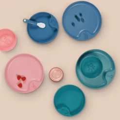 MEPAL Leren Bord Mio - Diep Turquoise -Lief En Klein mepal leren bord mio diep turquoise a318977 4