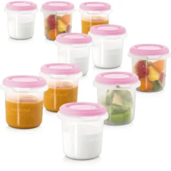 Miniland Bewaarpot Set 10 Hermisized Roos -Lief En Klein miniland bewaarpot set 10 hermisized roos a344295 4