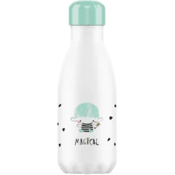 Miniland Geïsoleerde Kinderfles Pixie - 270ml, Wit/blauw