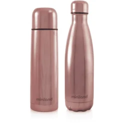 Miniland MyBaby&me Deluxe Thermosfles Roségoud 500ml
