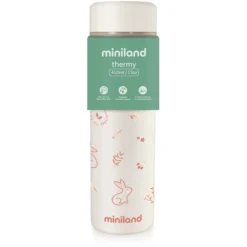 Miniland Natuurlijke Thermo Thermo S-fles Beige / Orange 450 Ml -Lief En Klein miniland natuurlijke thermo thermo s fles beige orange 450 ml a265717 3
