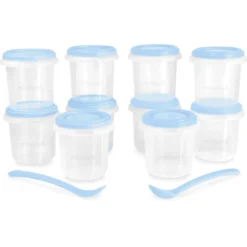 Miniland Opbergdoos Set 10 Hermisized Azuurblauw -Lief En Klein miniland opbergdoos set 10 hermisized azuurblauw a344297 3