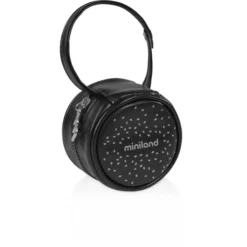Miniland Paci Pocket Geweven Fopspeenhouder Met Handvat Deluxe Silver