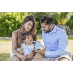 Miniland Picneat Bestek Set Turquoise -Lief En Klein miniland picneat bestek set turquoise a260697 3