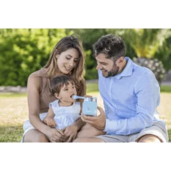 Miniland Picneat Bestek Set Turquoise -Lief En Klein miniland picneat bestek set turquoise a260697 4