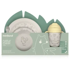 Miniland Servies Naturel Chip -Lief En Klein miniland servies naturel chip a344293 2