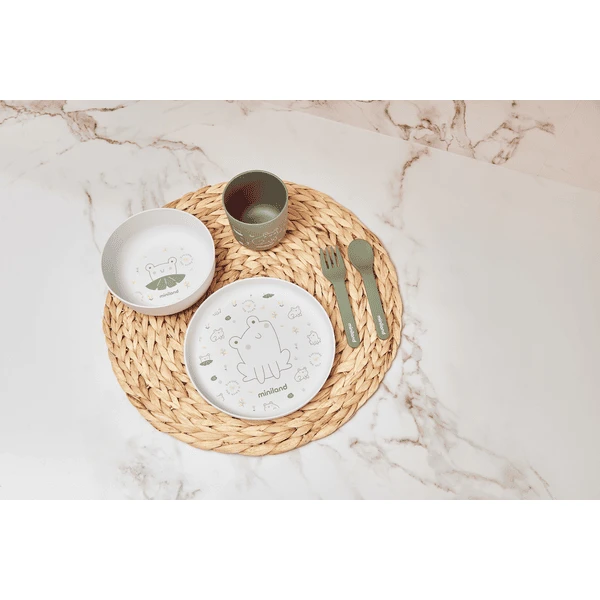 Miniland Servies Naturmeal Kikker 4 Miniland Servies Naturmeal Kikker - Afbeelding 4