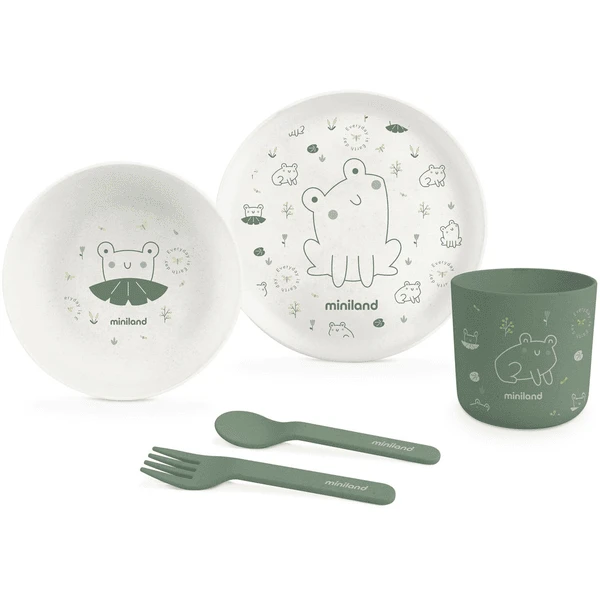 Miniland Servies Naturmeal Kikker 5 Miniland Servies Naturmeal Kikker - Afbeelding 5